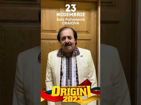 Nicolae Botgros vă invită la ORIGINI Craiova 2023