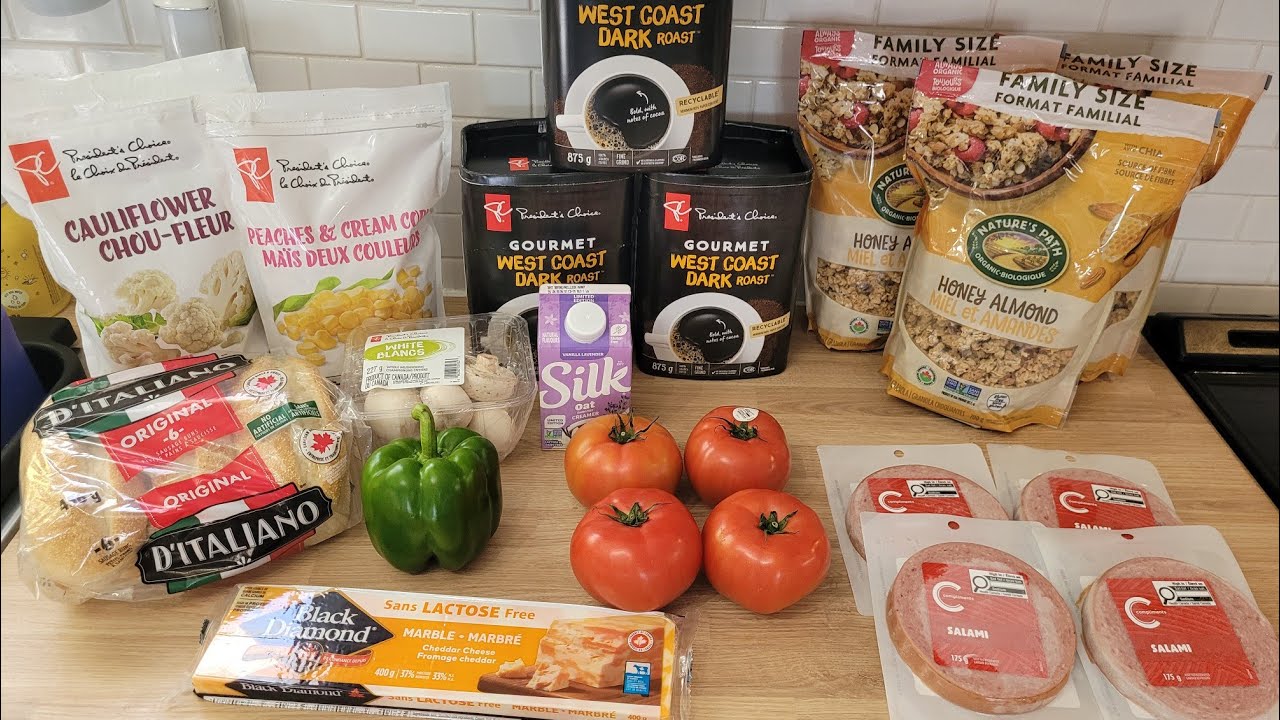 PC Optimum Points Strategic Stock Up - Maximizing Rewards Program Grocery Haul #Frugal #NovaScotia