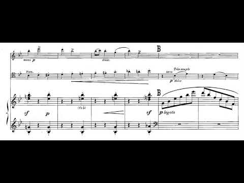 Henriette Renié - Trio for Violin, 'Cello and Harp (c. 1901) [Score-Video]