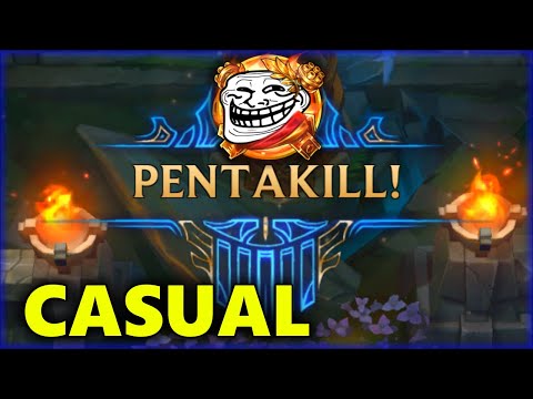 Casual PENTAKILL LOL FUN Moments 2024 (Jhin, Katarina, Briar, Ekko, Karma, Yasuo) #236