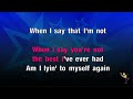 Love You Anymore - Michael Buble (KARAOKE)