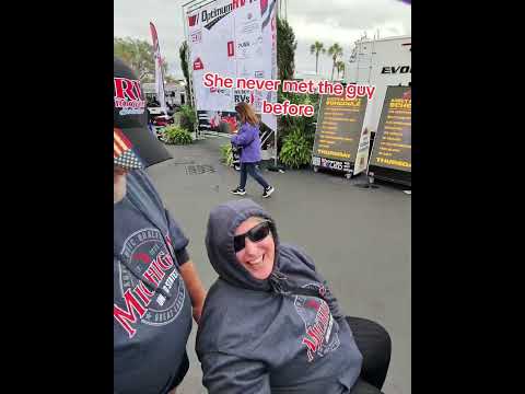 SPOONED Couple  Florida RV Trade Association @FRVTA  #spooned #getspooned #spoonman #rvlife #funny