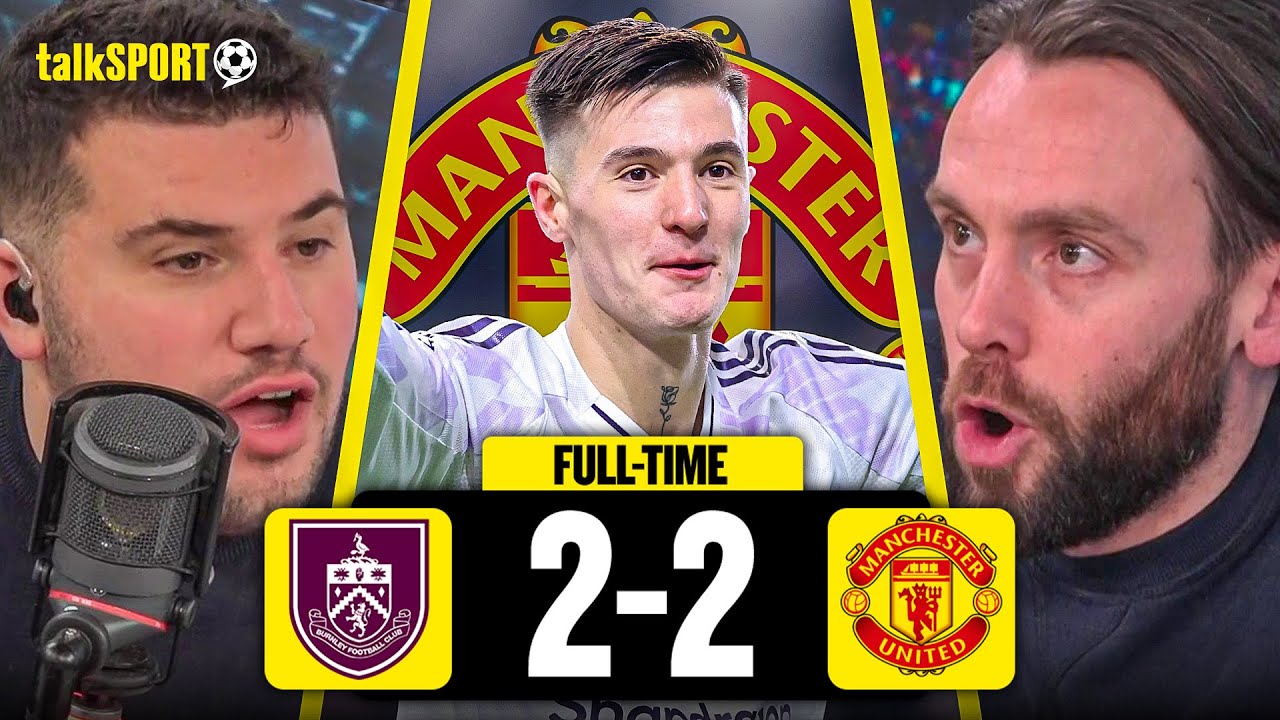 "Thats the Striker we wanted!" LIVE REACTION as  Man Utd Draw to Burnley thanks to a SESKO BRACE!