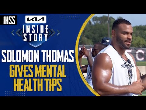 Solomon Thomas Hosts Camp & Addresses Mental Health at Coppell