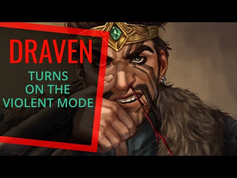 DRAVEN TURNS ON THE VIOLENT MODE!!! •DIAMOND ELO• Best Draven World - Vincent´s Draven