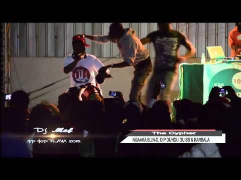NGAKA BLIN D, DIP DUNDU G & KARBALA CYPHER DJ Mef Fm Senegal 103.1 anniversaire Hip hop Flava 2015