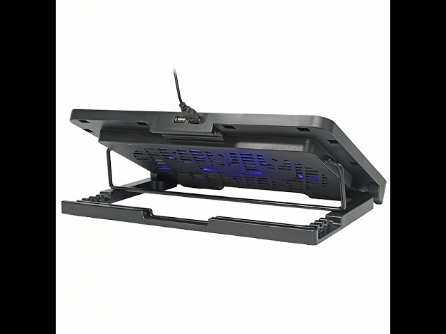 Vídeo relacionado con Base de refrigeración - Base Ligera con Ventiladores duales, diseño ergonómico, Compatible con laptops hasta 15.6", Materiales duraderos.*
