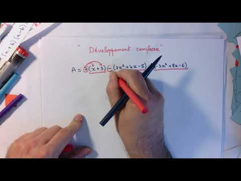 Développement complexe d'une expression littérale - 4ème