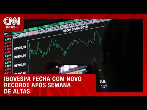 Ibovespa bate recorde e fecha semana com alta de 8%; dólar cai a R$ 4,98 | CNN MERCADO