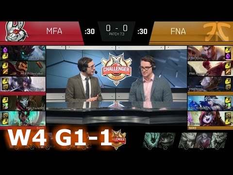 Fnatic Academy vs Misfits Academy | Game 1 S7 EUCS Spring 2017 Week 4 | FNA vs MFA G1 1080p