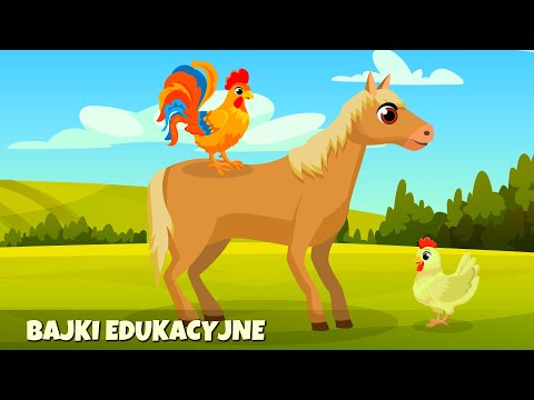 Wiejskie zwierzęta dla dzieci | Bajki edukacyjne dla 3 latka