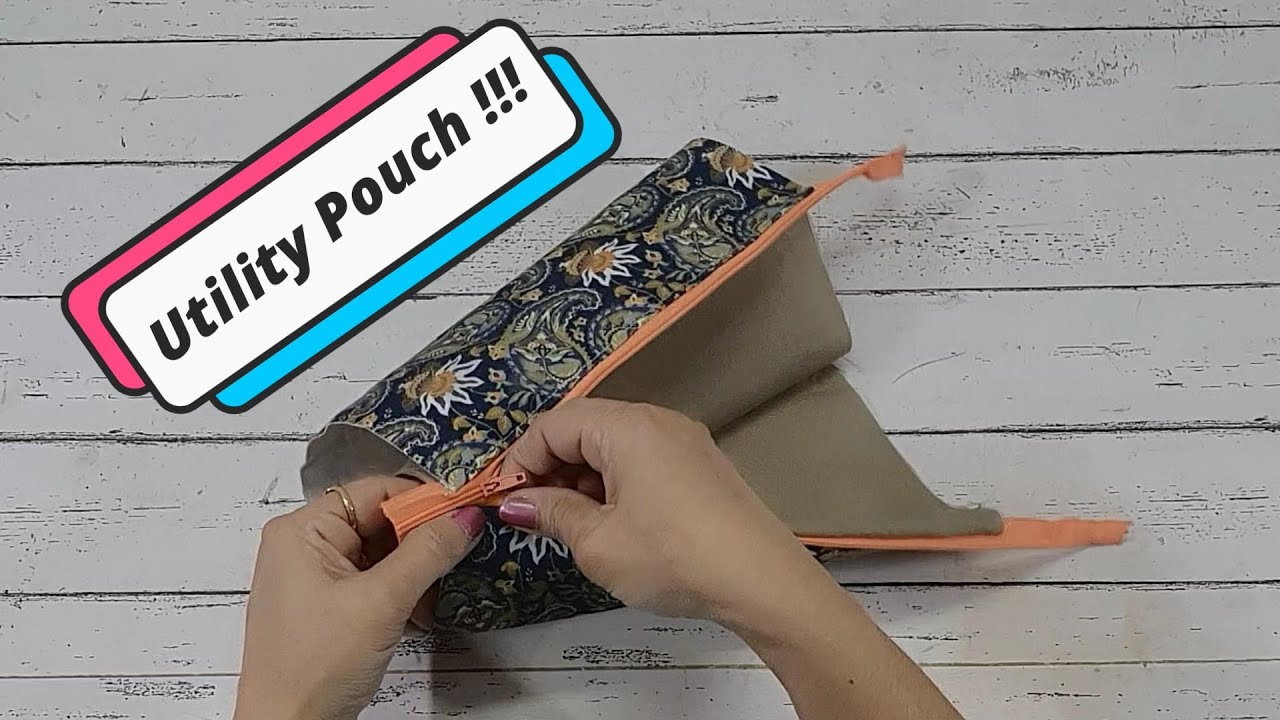 How To Make A Multipurpose Utility Pouch | Easy Sewing Tutorial