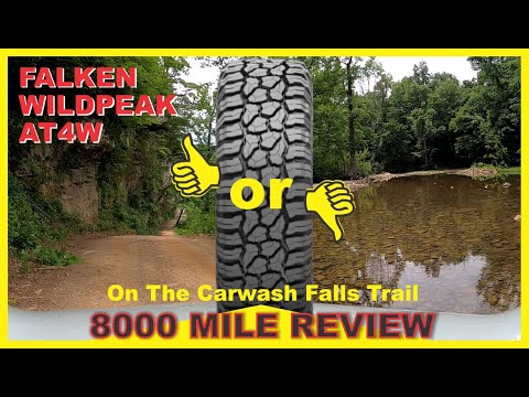 8000 Mile Review of the Falken Wildpeak AT4W Tires on the Car Wash Falls Trail in a 2021 Ford Bronco