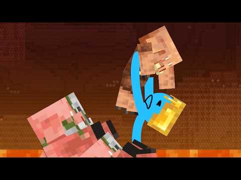 I voiced over The Piglin War - Animation vs. Minecraft Shorts Ep 20
