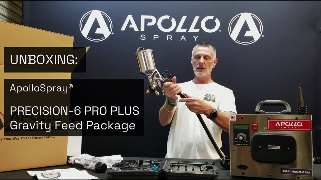 Unboxing the ApolloSpray PRECISION 6 PRO Gravity Feed PLUS Package