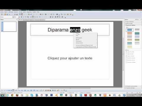 comment ouvrir openoffice avec word