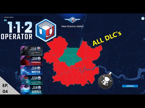 New Districts & Bomb Search in 112 Operator: All the DLC's! Career Ep04