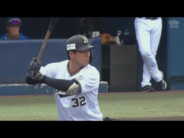 【ファーム】好調をアピール!! バファローズ・福永奨 レフトへの先制タイムリーヒット!! 2023年5月13日 オリックス・バファローズ 対 横浜DeNAベイスターズ