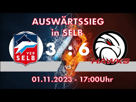 Eishockey - Landesliga Bayern - VER Selb vs. ESC Hassfurt 01.11.23  Endstand 3:6 AUSWÄRTSSIEG!