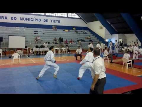 Pablo Rodrigues - 1ª & 2ª Luta  Copa Tietê de Karatê 2013