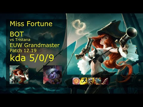 Rank 3 EUW Miss Fortune ADC: Miss Fortune vs Tristana