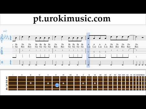 Curso de Banjo (Tenor irlandês) Imagine Dragons - Whatever It Takes Tablatura um-i372