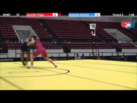 WM 67 KG - WTT Final Match #1 - Jennifer Page (Gator) vs. Amanda Hendey (King)