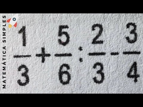 Expressão numérica com frações [5ºANO]