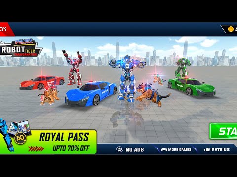 Tiger Robot Transformation * Android Gameplay