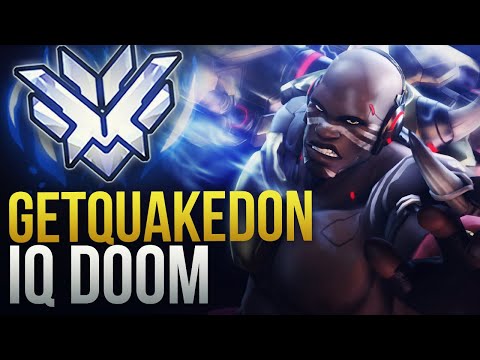 Best Of "GetQuakedOn"  IQ TECH GOD OF DOOMFIST - Overwatch Montage