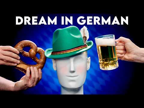 ASMR Dream in German 🥨🍺 Whispered Lesson for Sleep [Ear-to-Ear - 4K]