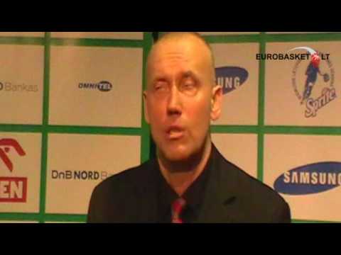 EUROBASKET.LT R.Kurtinaitis po LKF titulo dziaugesi savo komandos pergale 2010 02 20