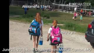 June 25th River County Swim Meet in Canton, MO