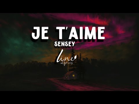 Sensey  Je t'aime video lyrics