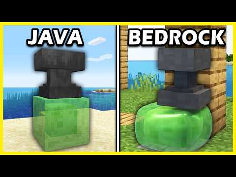 Minecraft Java vs Bedrock 100 FARK