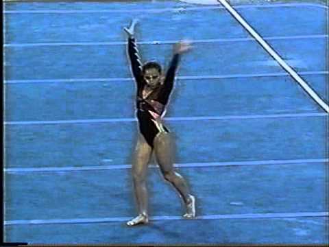 Ludivine Furnon 2000 Qantas International Gymnastics Challenge Floor All Around