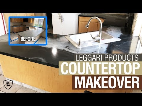 Epoxy Over Formica Countertop Tutorial