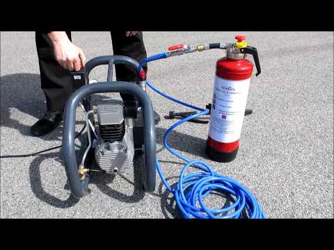 comment remplir extincteur eau