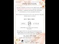 TEACHERS INVITATION