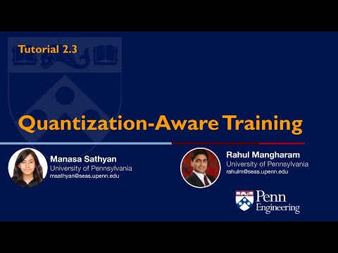 TinyML Tutorial 2.3 Quantization-Aware Training
