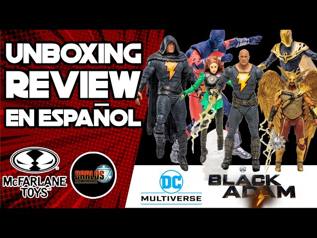 Vídeo relacionado con DC Comics Black Adam - Figuras de acción de 2 pulgadas