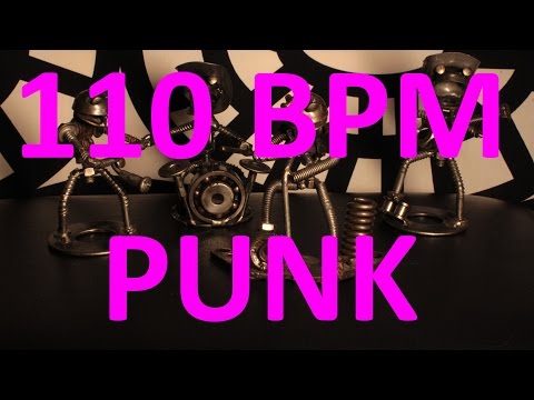 110 BPM - PUNK - 4/4 Drum Track - Metronome - Drum Beat