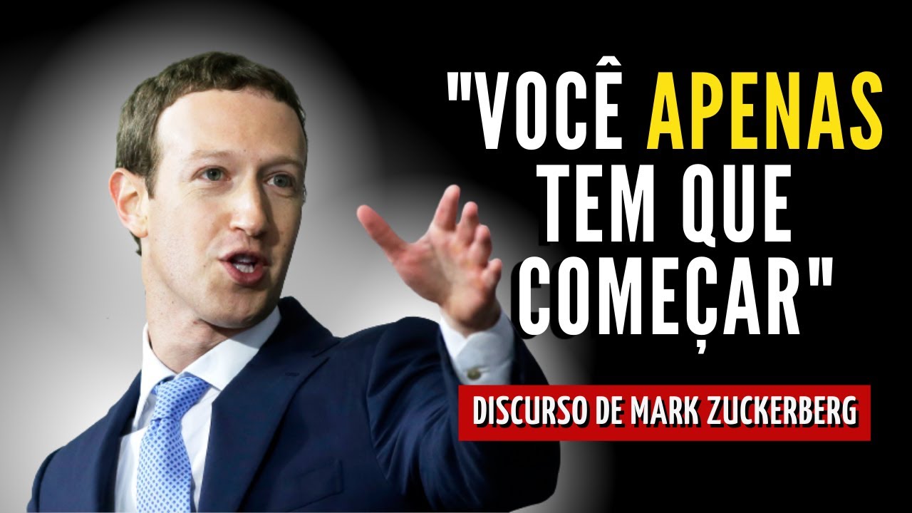 APENAS COMECE - Discurso Dublado | Mark Zuckerberg em Harvard | Motivacional em Português