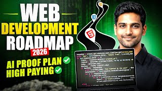 Fastest Web Developer Roadmap 2026 – AI Is Changing Everything (Must Watch) thumbnail