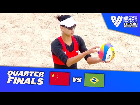Xue/X. Y. Xia vs. Tainá/Victoria - Quarter Finals Highlights Jurmala 2023 #BeachProTour