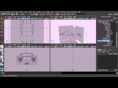 Maya Tutorial: Setting up Reference Images