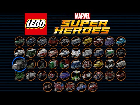 LEGO Marvel Super Heroes - All Vehicles - List of vehicles - Unlocked All vehicles