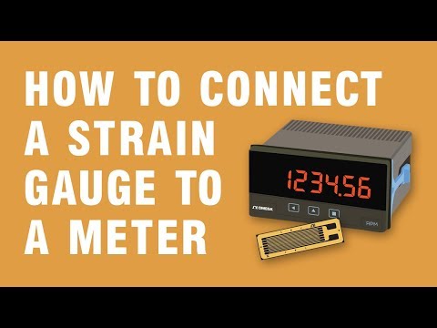 How to Connect a Strain Gauge to a Meter