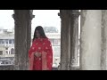 Girl Indian Sari Woman Female V4U Footage Library