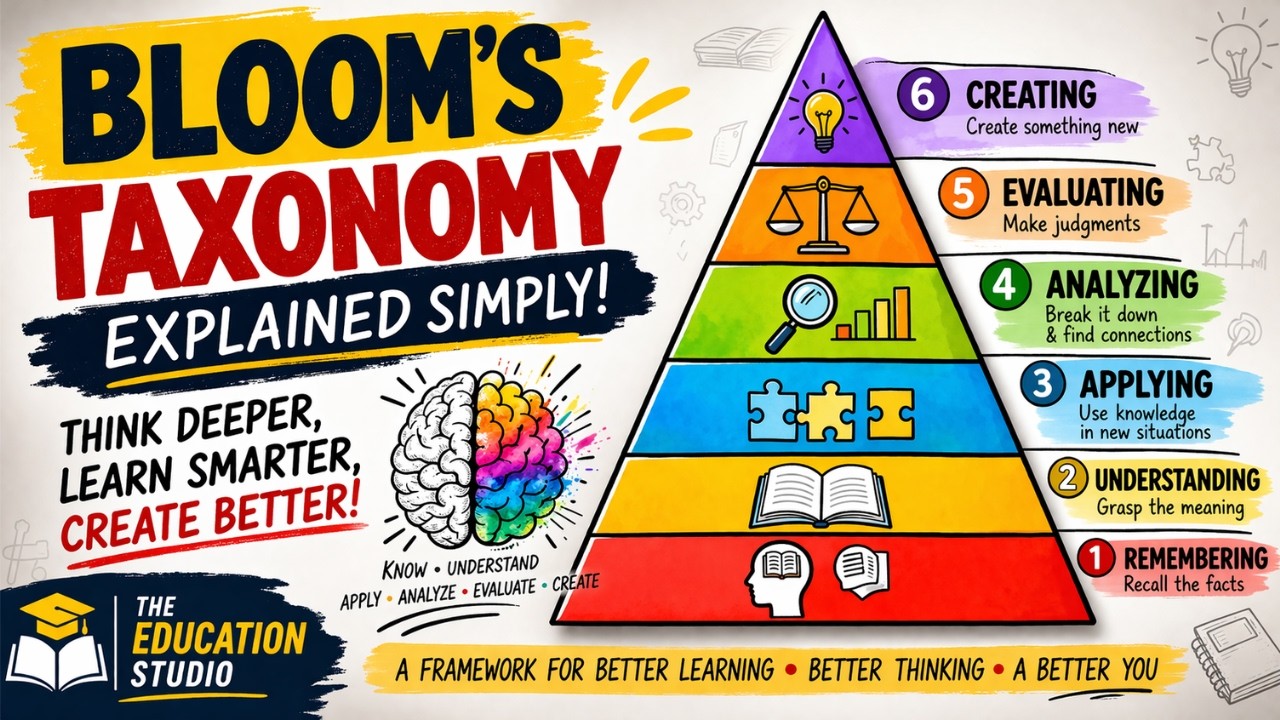 Bloom’s Taxonomy Explained  6 Levels of Learning (With Real-Life Examples)